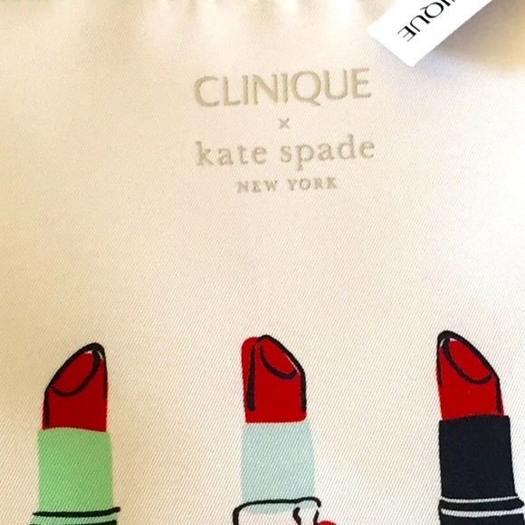 Clinique x Kate Spade New York Set Shopping Tote & Makeup Pouch - Picture 4 of 14